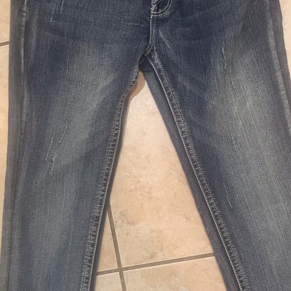 Crunch Distressed Skinny Jeans - Picture 8 of 8